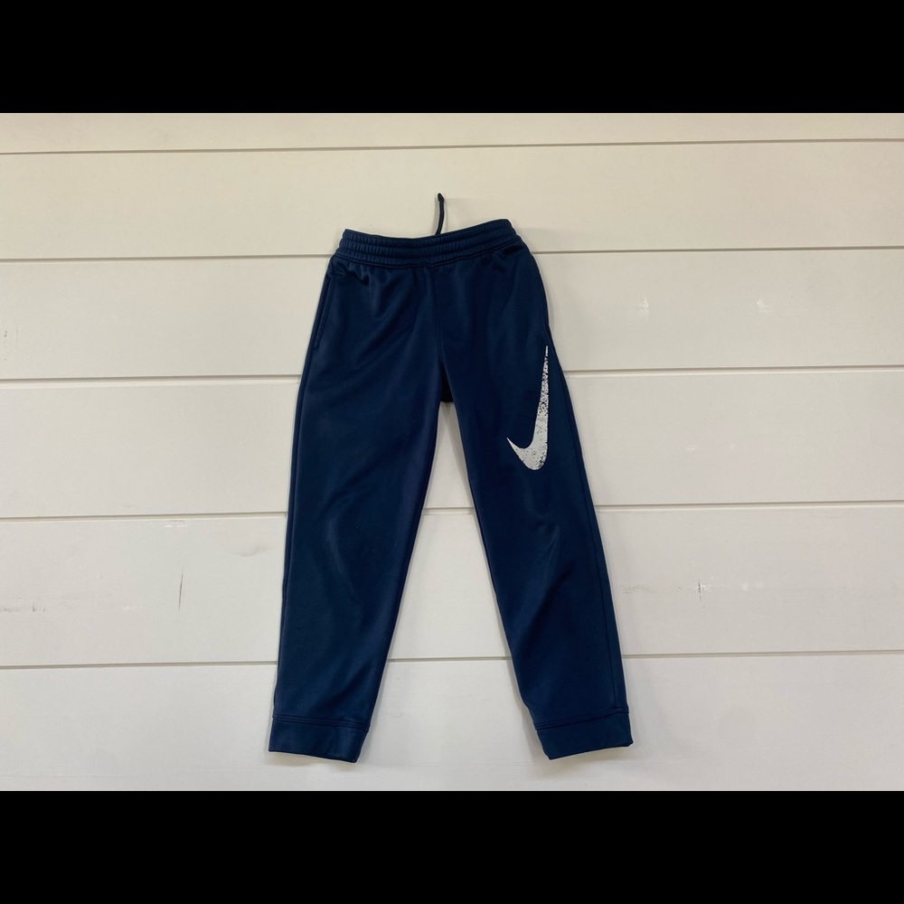 Nike Boys Jogger Pants Dri-fit - Navy Blue - size 6